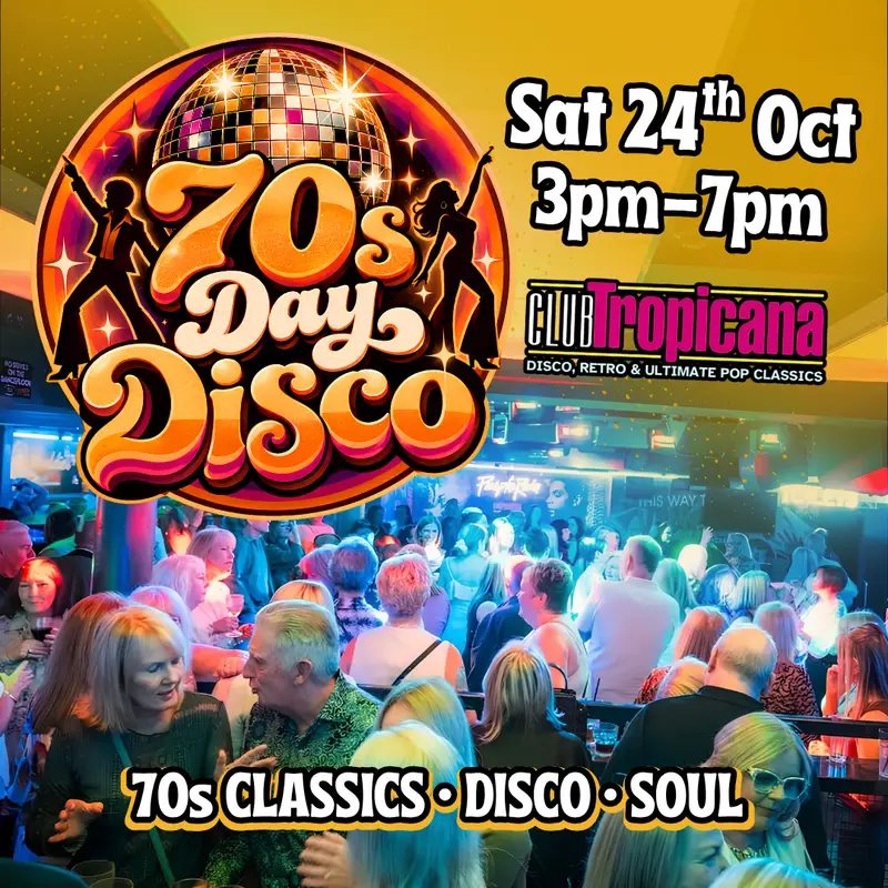 70s Day Disco | Glasgow | 24th October